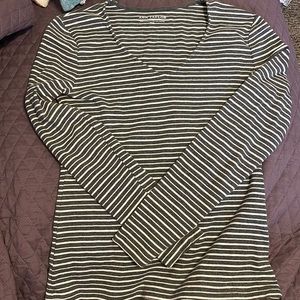 Ann Taylor Long sleeve striped sweater size XS